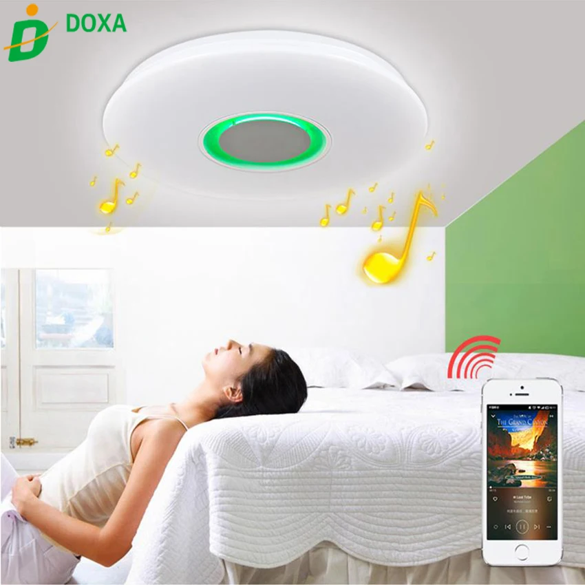 Умный потолочный светодиодный светильник лампа с регулируемой яркостью