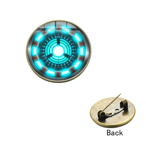 SONGDA Marvel, Железный человек, Тони Старк, броши, Arc Reactor, Мстители, 4 значка, классика, кино, булавки, коллекция фанатов, джинсовая рубашка - Окраска металла: Style 21