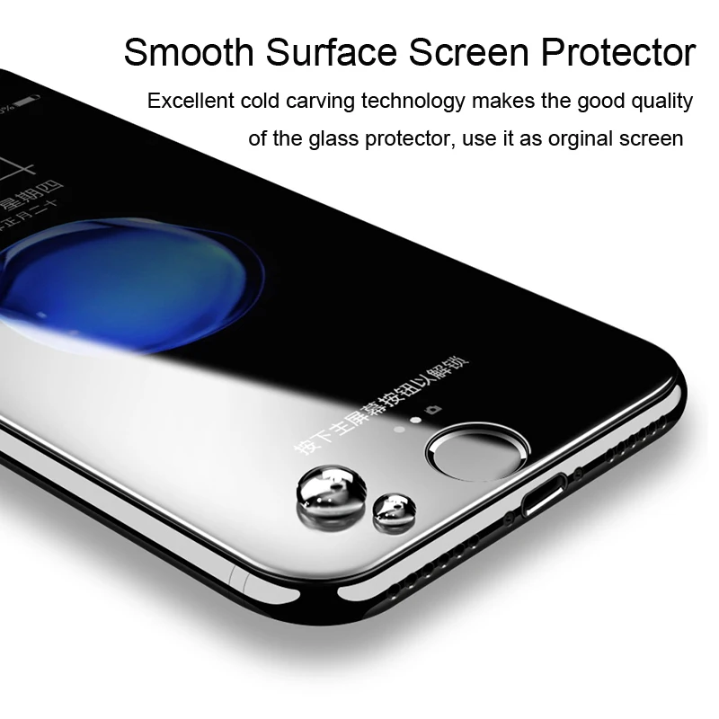 SMILYOU 5D изогнутые Экран протектор для iPhone X 8 7 6 Plus Edge Full Cover пленка S закаленное