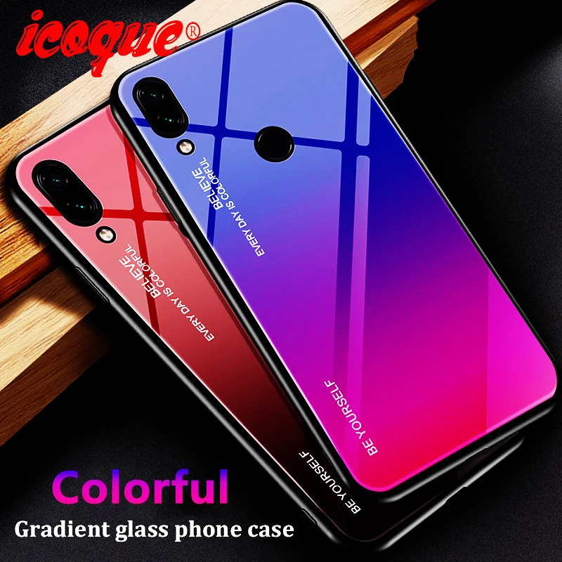 Tempered Glass Case for Xiaomi Mi 9 SE CC9 6 A2 8 Lite A1 Pocophone F1 Cover For Redmi 7A 6A K20 5 Plus Note 7 Pro |