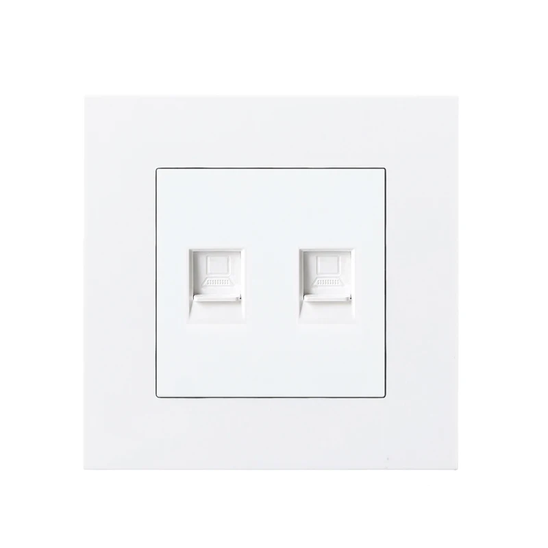 

Двойная сетевая розетка ATLECTRIC RJ45 с ТВ выходом