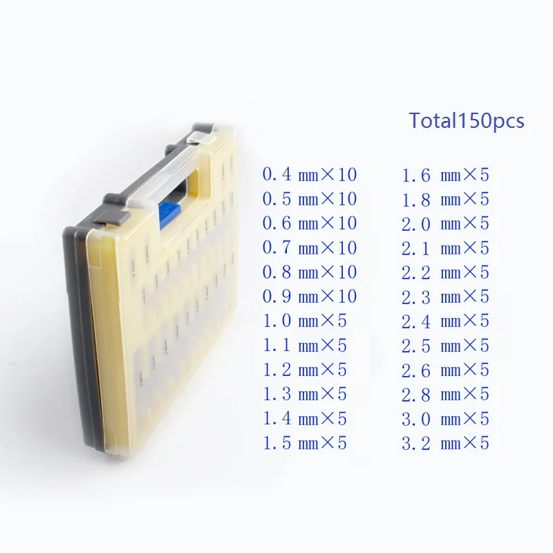 150 шт. 0.4 ~ 3.2 мм HSS Микро Дрель ПЕЧАТНОЙ ПЛАТЫ Бит Точность Сверла Kit Tools Accessoris с