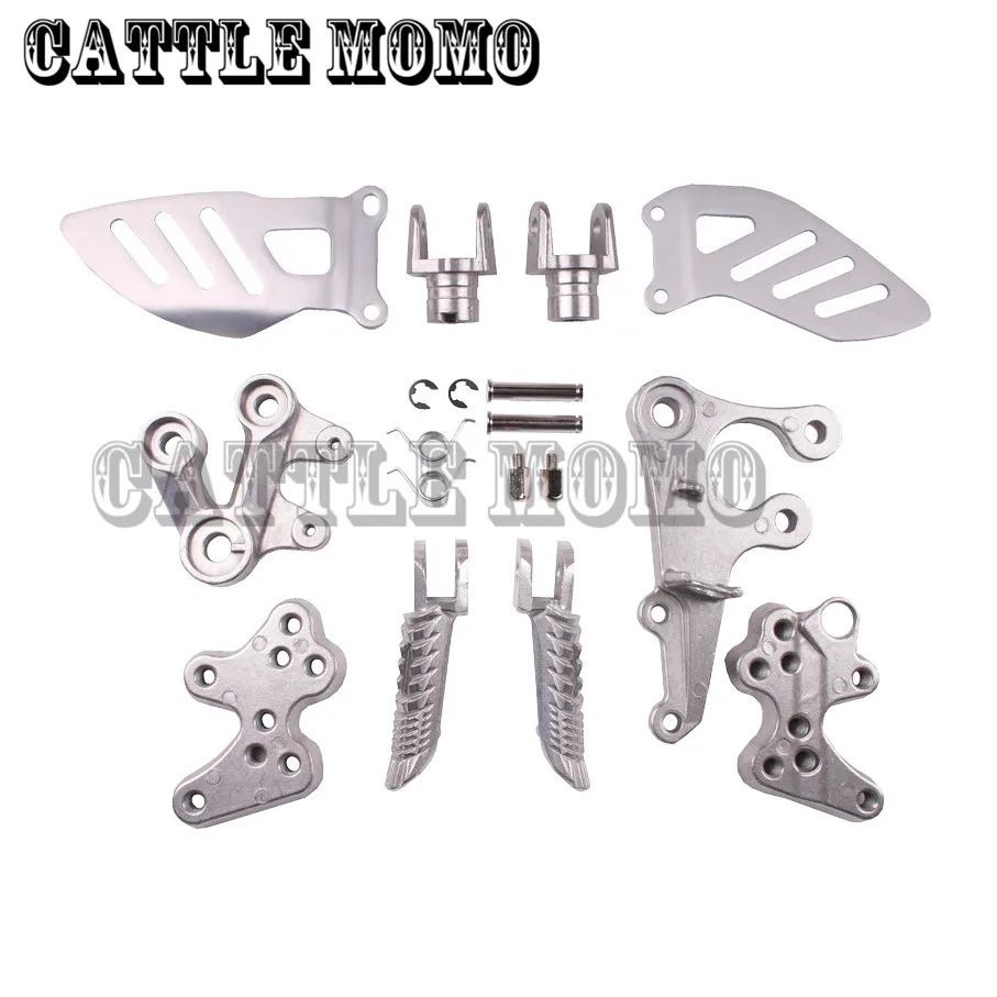 Передние Подножки для мотоцикла подножки с кронштейнами GSXR1000 2005 2006 2007 2008 2009 2010 2011