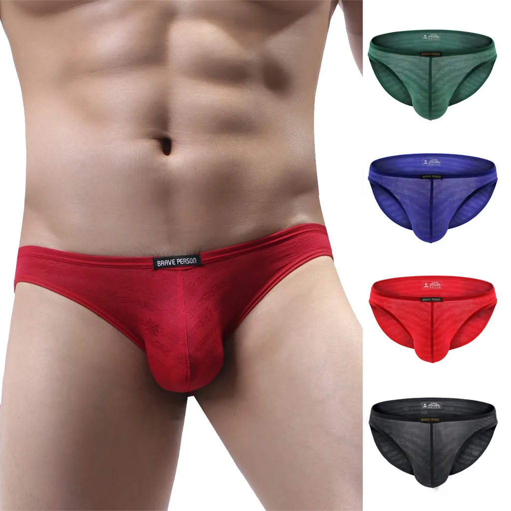 Мужское сексуальное нижнее белье прозрачные шорты с принтом губ мужские трусы