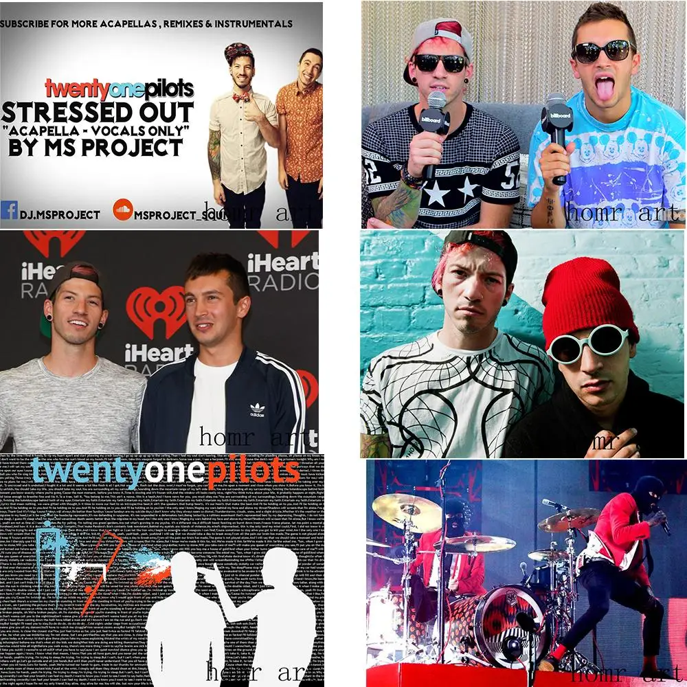 Плакат Twenty one pilots четкое изображение настенные наклейки украшение для дома