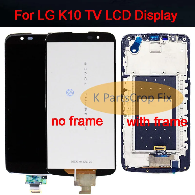 ЖК дисплей 5 3 'для LG K10 TV K430 K410 с дигитайзером и сенсорным экраном стеклянная