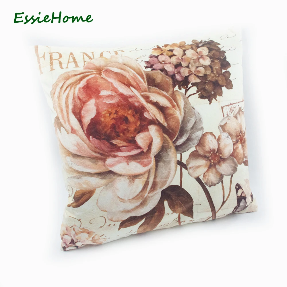 Essie Home мягкая Высококачественная бархатная цифровая печать винтажная роза