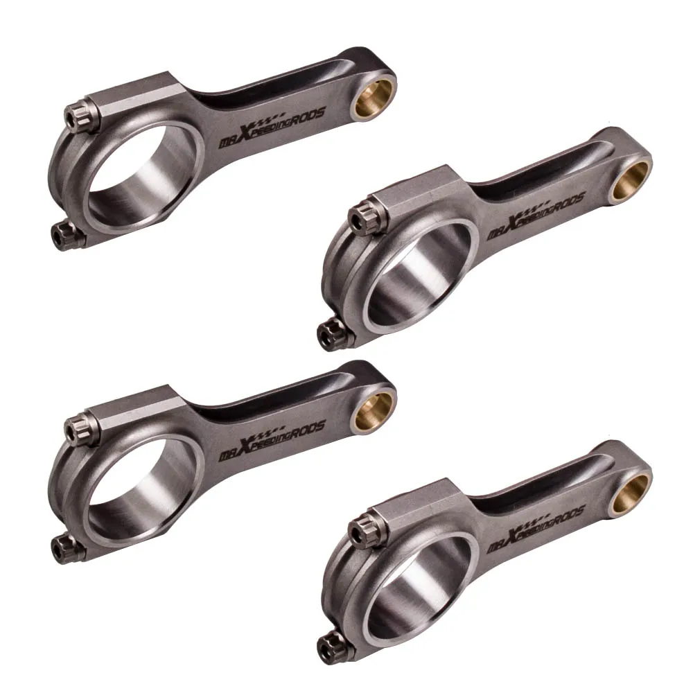 

Conrods Connecting Rod For Peugeot Rallye 1.3L TU24 EN24 4340 800HP 112.3mm Genuine ARP 2000 3/8" bolts Floating 4340 Balanced