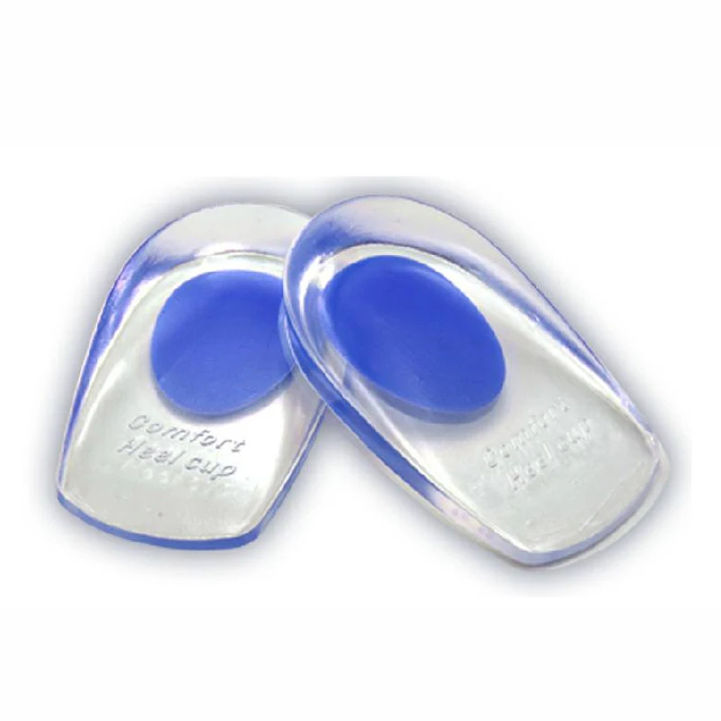 1 пара мягких силиконовых подушек для увеличения пятки гелевая амортизирующая