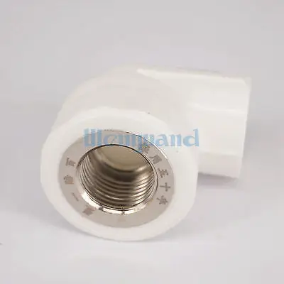 PPR фитинг для тепловой трубы коленчатый соединитель труба O/D 20 мм x 1/2 дюйма BSP