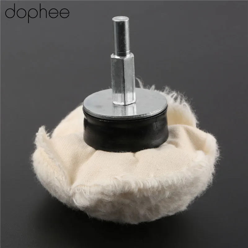 

dophee Dremel Accessories 100% Cotton Dome Polishing Mop Grinding Buffing Wheel Polish Pad for Drill Rotary Tool 75mm/3 Inch 1PC