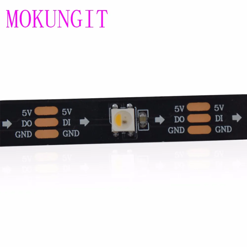 Гибкая световая лента Mokungit 10X 1 м SK6812 RGBWW 30 светодиодов/м 5050 SMD IP20 не