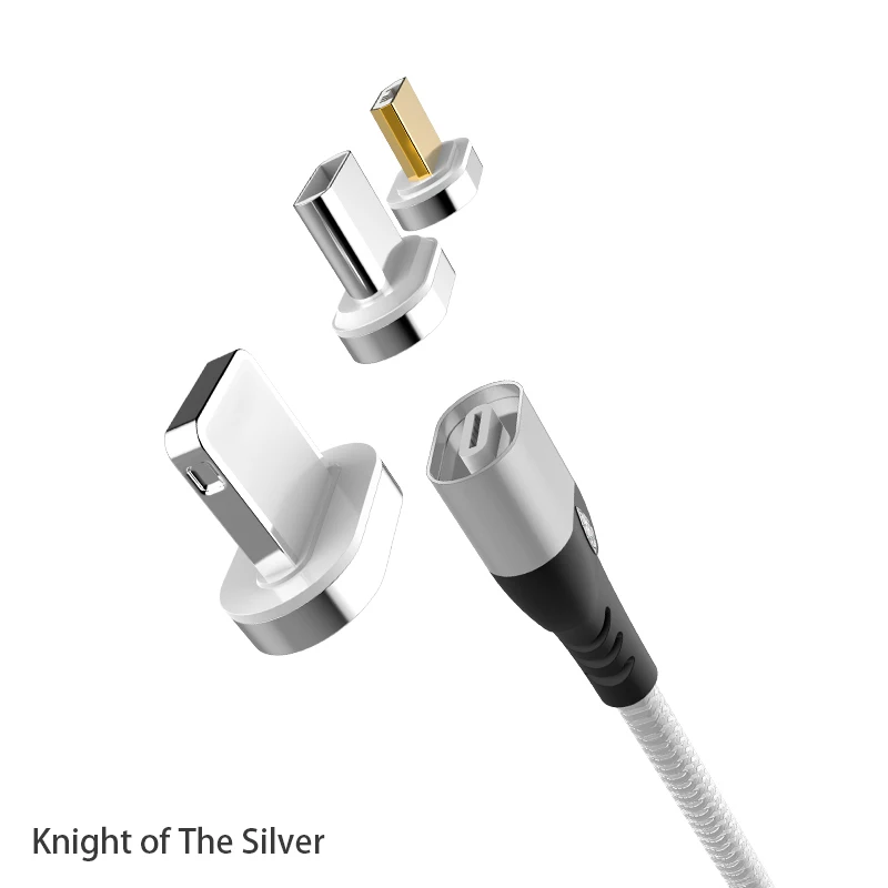 KingFriend Магнитный Micro USB кабель для iphone samsung type C быстрое зарядное устройство Магнитный зарядный адаптер usb type C кабель для мобильного телефона