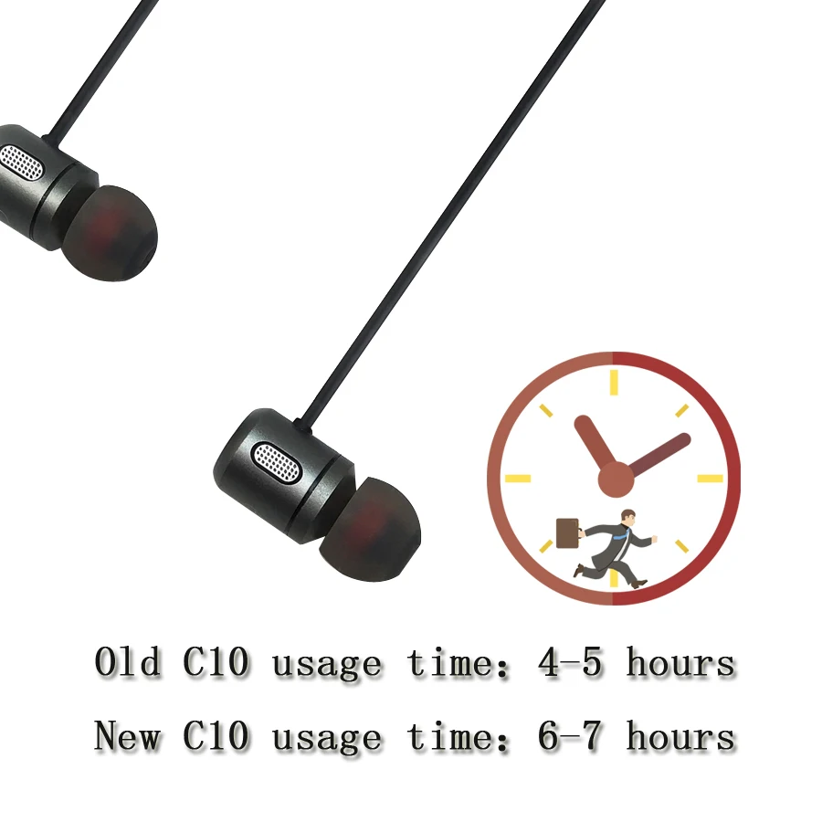 Cbaooo C10 Керамика Bluetooth наушники беспроводные Спорт Бег бас гарнитуры|Наушники и