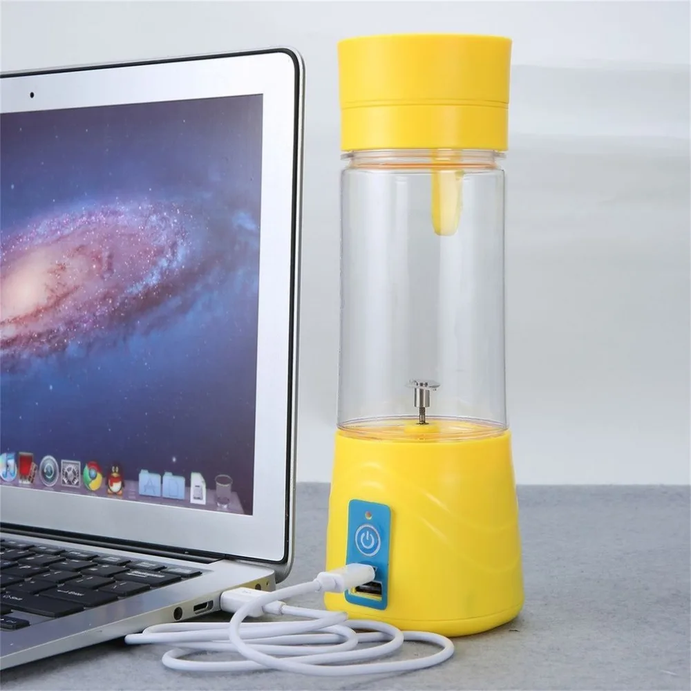 USB портативная соковыжималка с перезаряжаемой батареей блендер для сока 380 мл