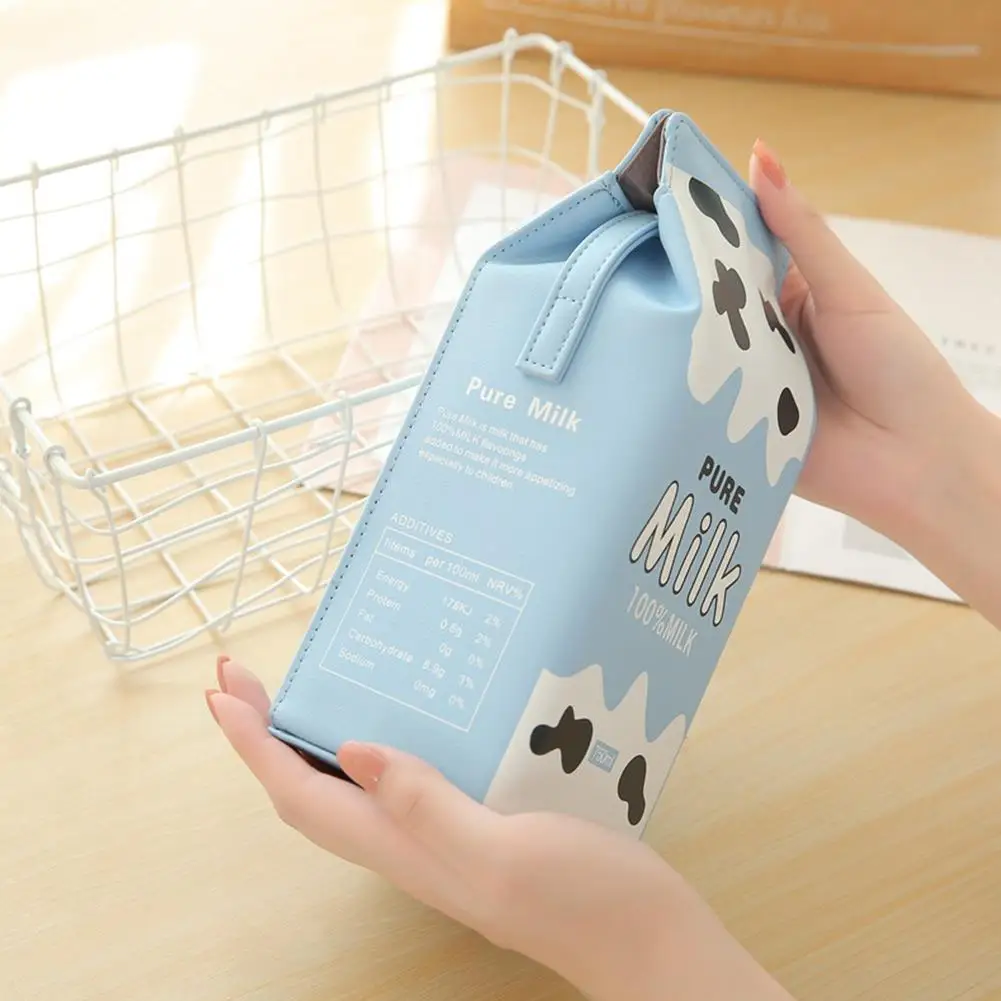 Женский кошелек для девушек Kawaii Milk Crate бумажник с изображением персонажей из мультфильма портативная Сумочка Прямая поставка