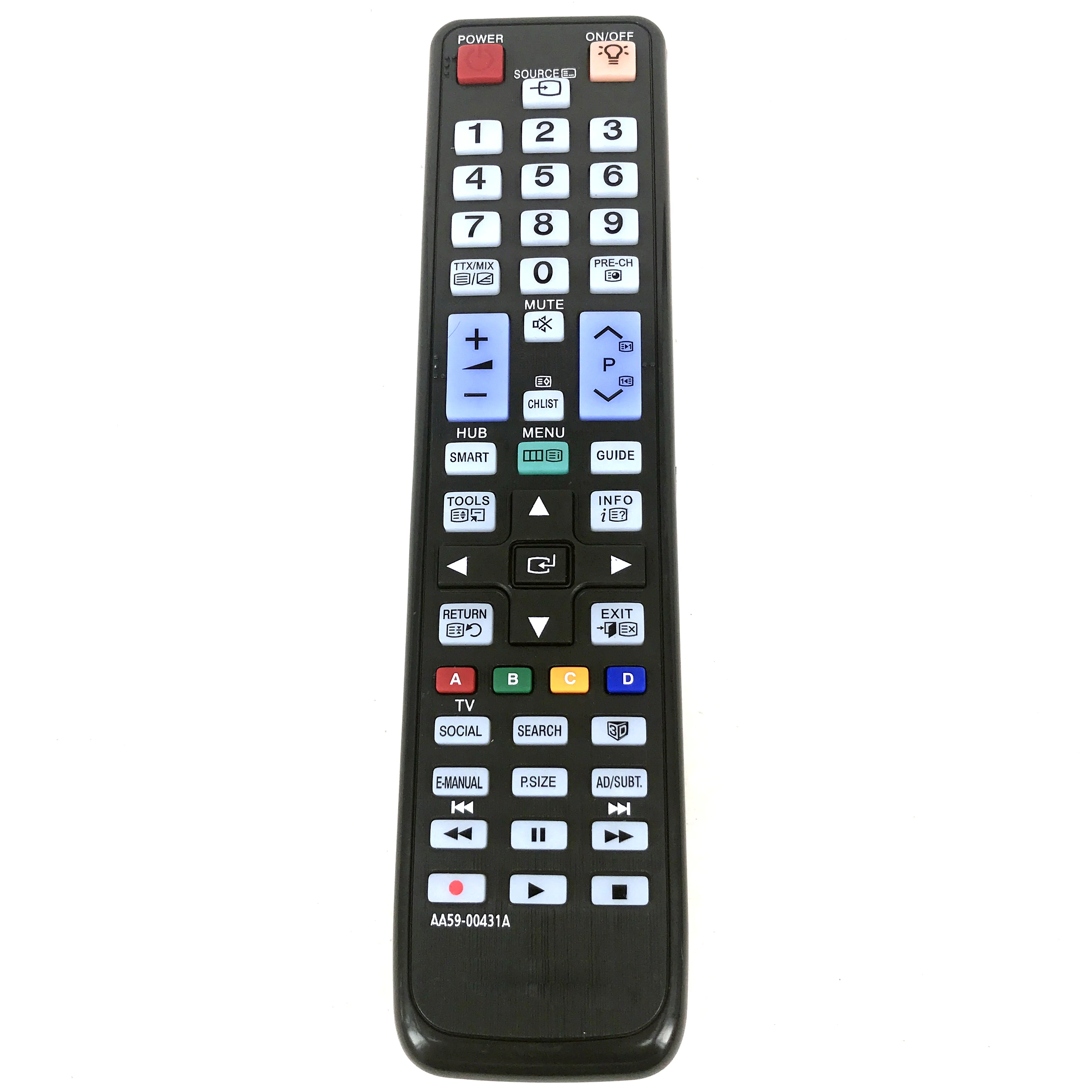 Новый пульт дистанционного управления для SAMSUNG LCD LED SAMART 3D TV AA59-00431A UE46D8000YS UA55D7000LM |