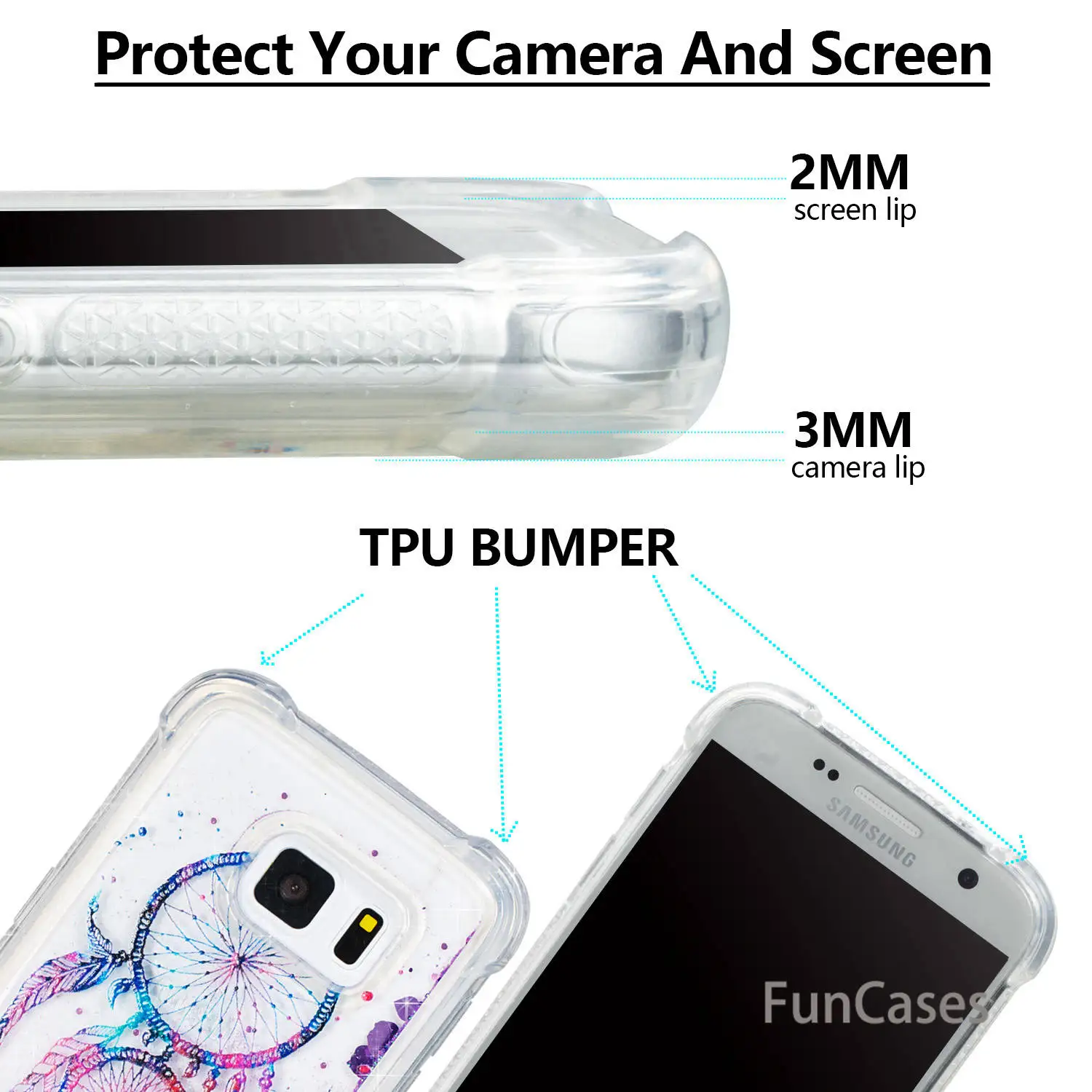 Единорог розовое сердце случае СПС Hoesje samsung S7 Мягкие TPU чехол для телефона Celular