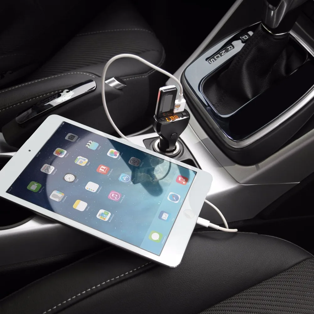 Автомобильное зарядное устройство Bluetooth автомобильный комплект громкой связи с