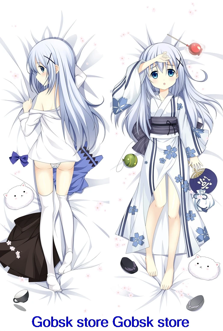 Июньское обновление японского аниме Gochumon wa Usagi Desu ka? Kafuu Chino Dakimakura чехол для подушки, чехол для подушки s