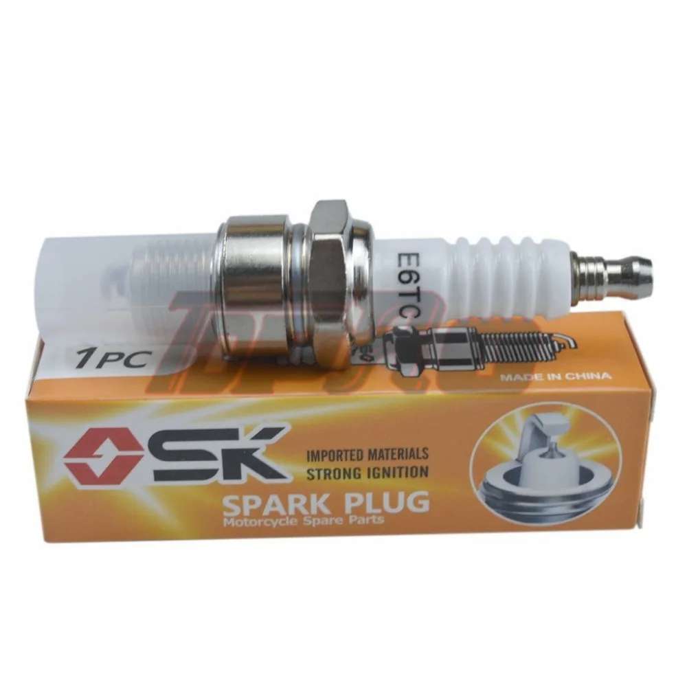 TDPRO свечи зажигания 5 шт./10 шт. Искрящиеся Заглушки для 49cc 60cc 66cc 80cc 2 тактные двигатели моторизованный велосипед грязь мопед велосипед