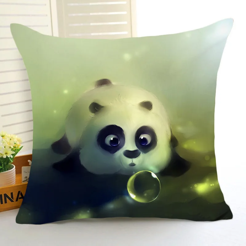 Comwarm 3D забавные животные Полиэстеровая подушка крышка Phantasy пузырь котенок кошка
