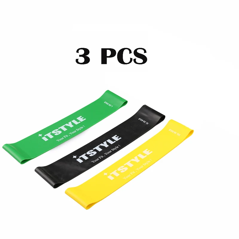 green-black-yellow Эспандеры для силовых тренировок эластичная резинка для тренировок для фитнеса, спортзала, йоги, пилатеса - Цвет: green-black-yellow