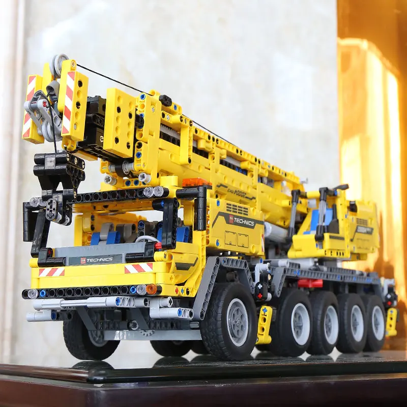 DHL 20004 моторная техника мощный мобильный кран Mk II модель Конструкторы для строительства кирпичи на день рождения Совместимость с 42009 игрушками