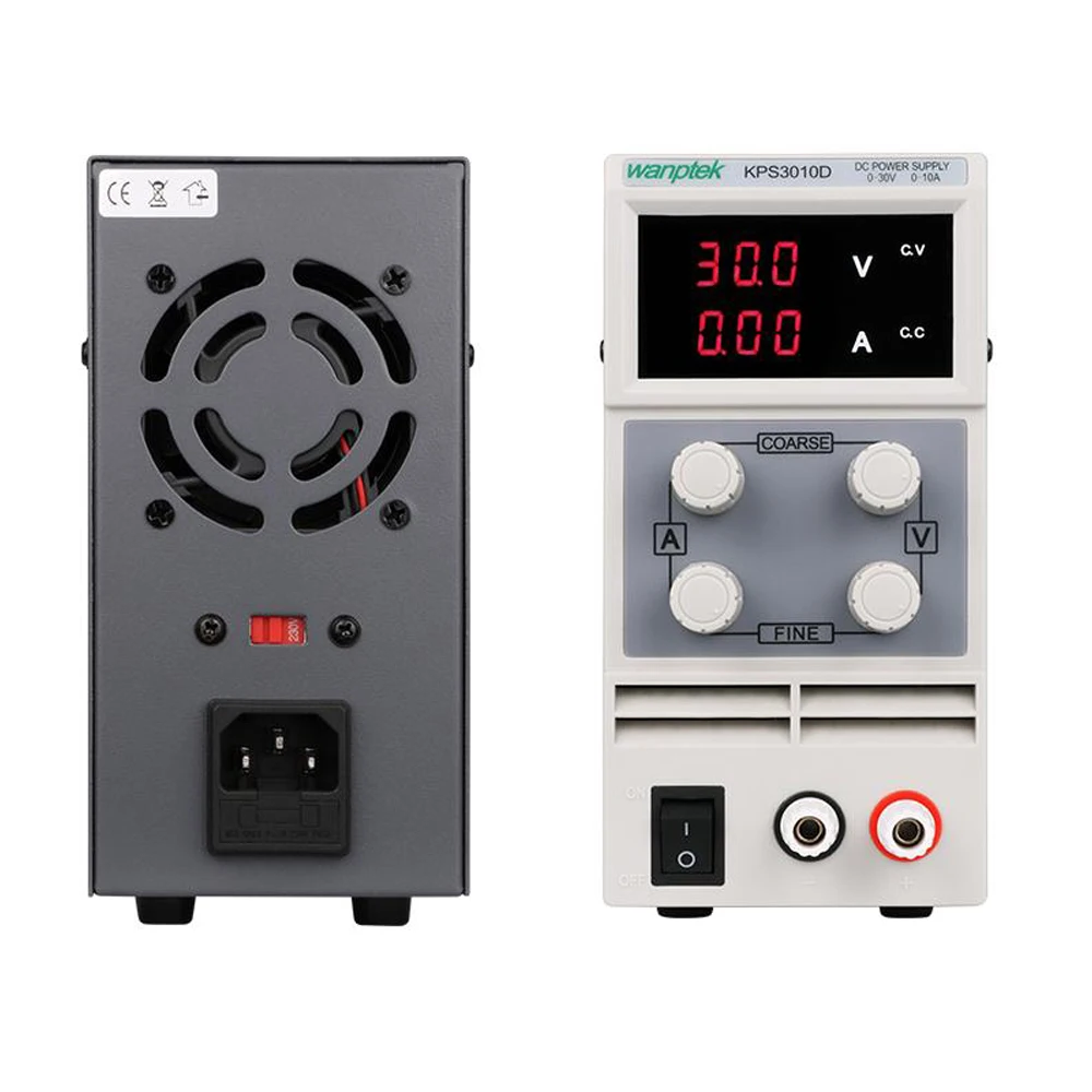KPS3010D Мини светодиодный цифровой Регулируемый источник питания постоянного тока 0~ 30V 0~ 10A, 110 V-220 V, 30V 10A импульсный источник питания 0,1 V/0.01A