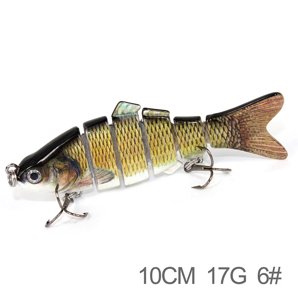 Рыболовный воблер Реалистичная 6-сегментная свимбейт кренкбейт 10 см 19 5 г