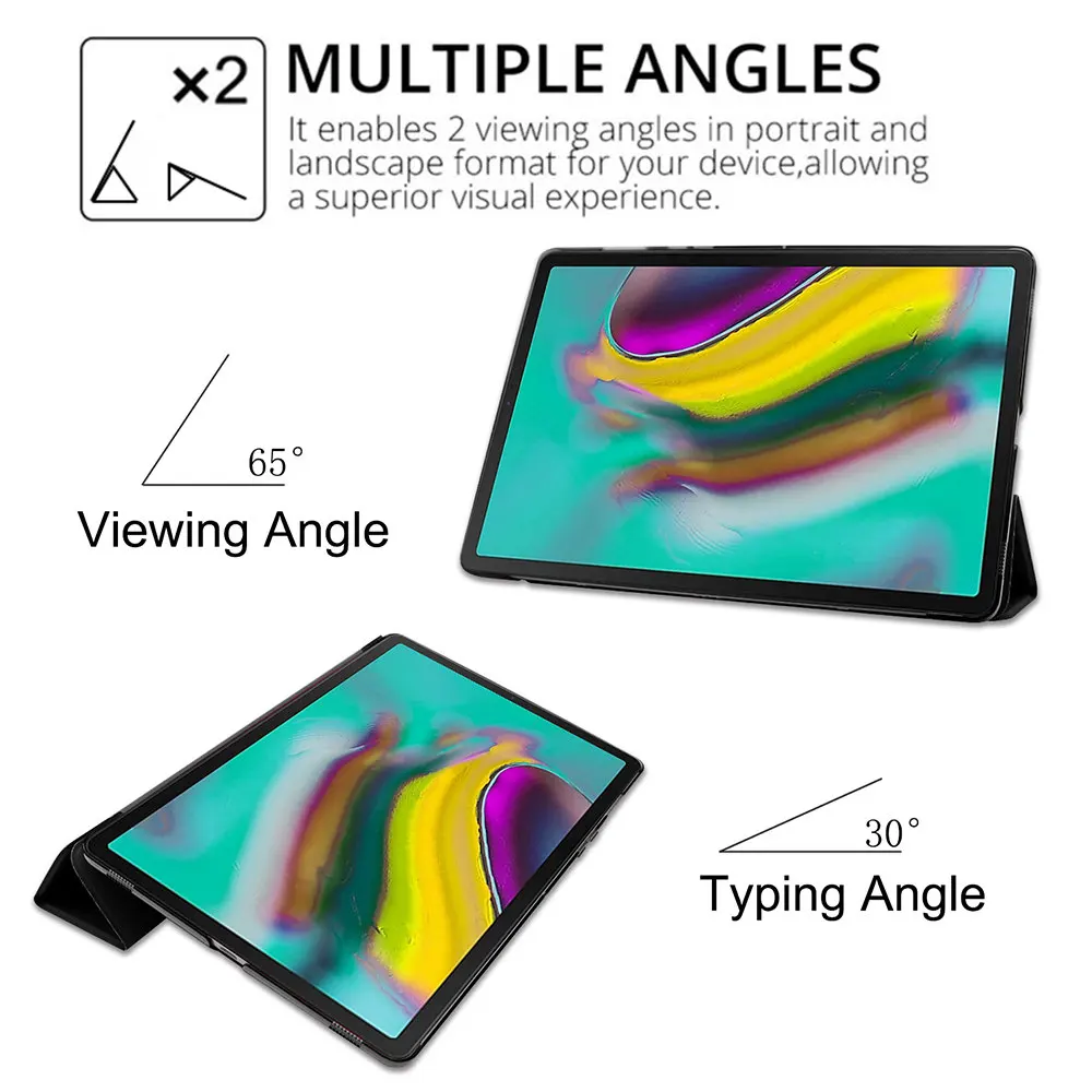 IBuyiWin ультратонкий смарт-чехол из полиуретановой кожи для samsung Galaxy Tab S5e 10,5 SM-T720/T725 10," чехол для планшета+ подарки