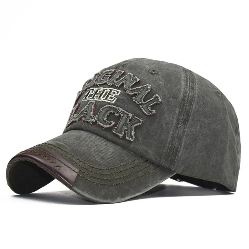 Хит продаж ретро Gorras de béisbol sombreros para hombres marca casqueta mujeres Snapback lavado hueso sombrero Go |