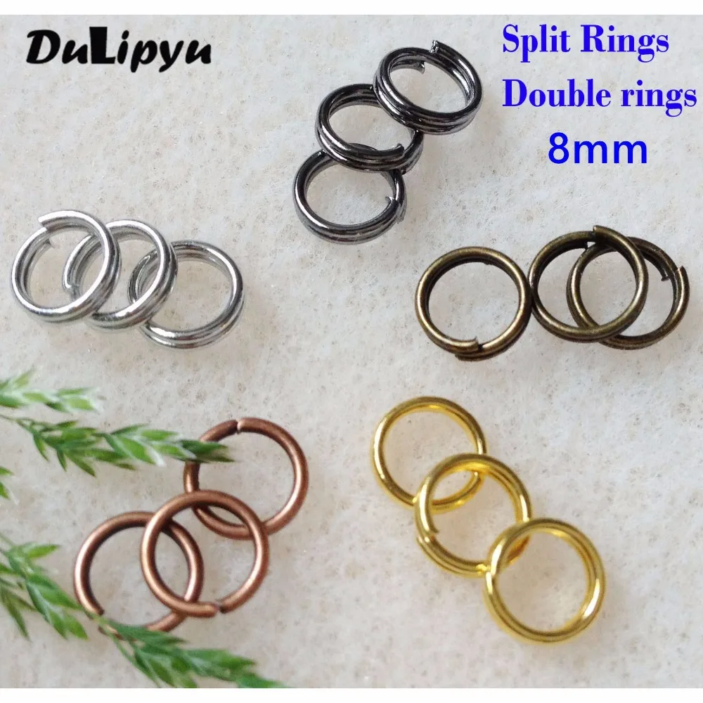 1000 шт./лот 8 мм старинное бронзовое/серебряное/золотое/родиевое/медное цветное