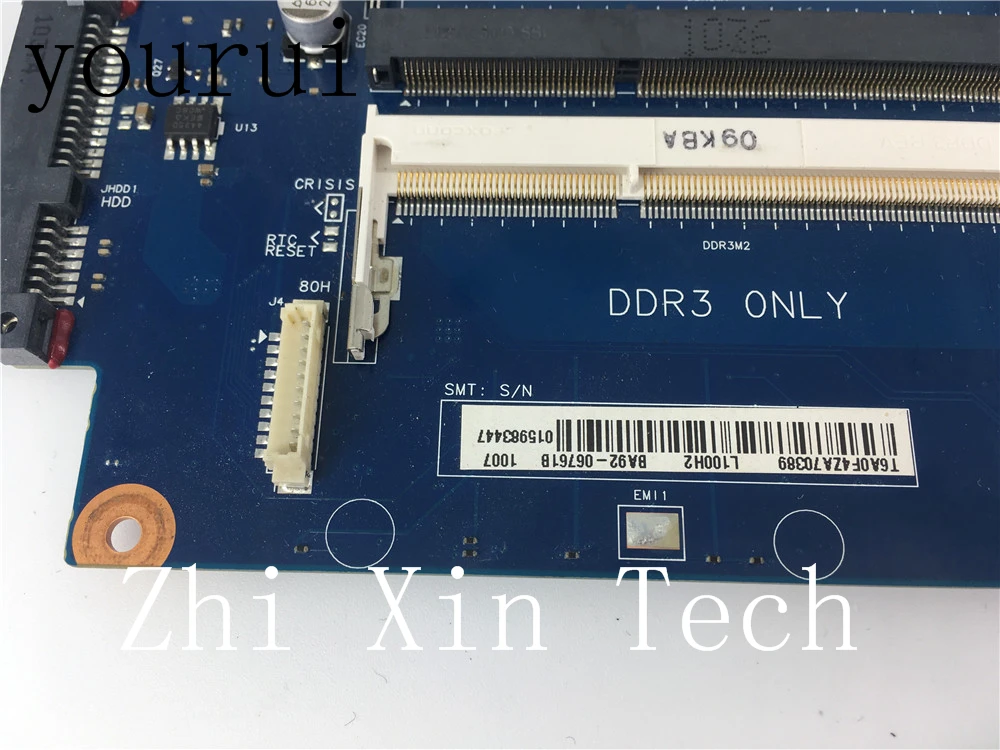 Yourui для Samsung R580 материнская плата ноутбука BA92-06761A DDR3 Протестирована хорошо -