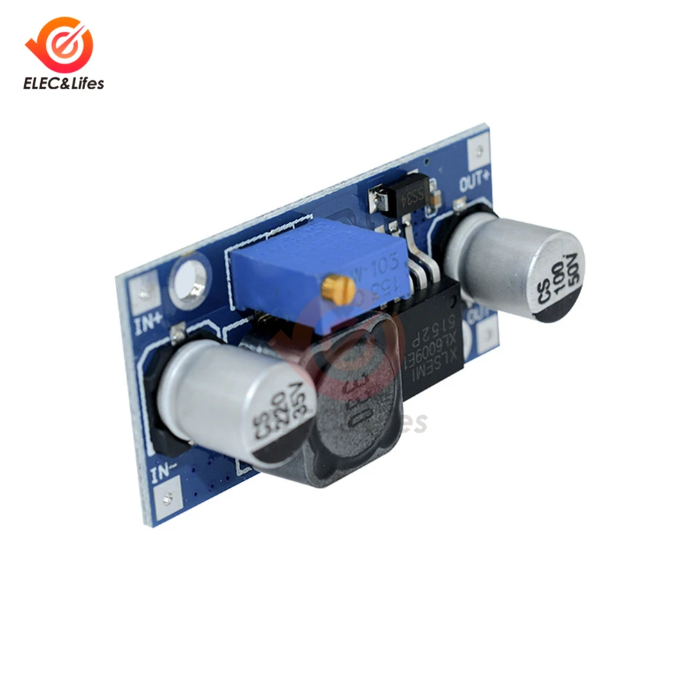 Модуль преобразователя источника питания XL6009 регулируемая плата повышения