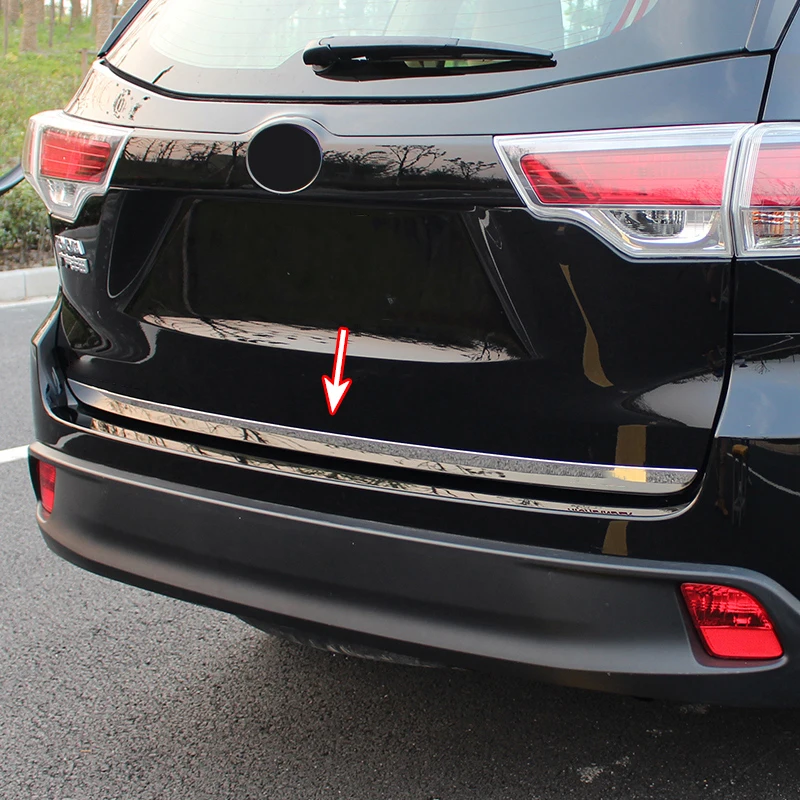 Для Toyota Highlander Kluger 2014 2015 2016 хромированный противотуманный светильник накладка на