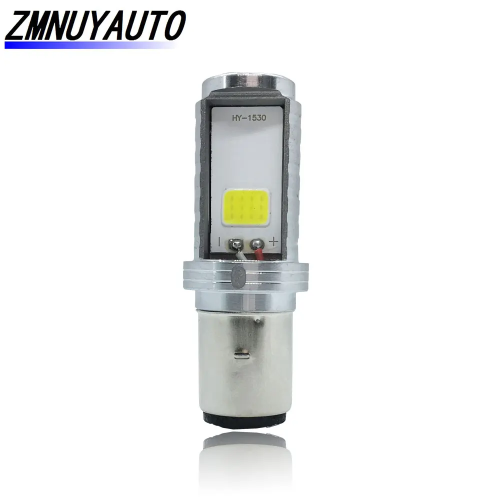BA20D светодиодный фонарь для мотоцикла COB светодиодный H6 10 Вт 1000LM Hi/Lo луч фары Противотуманные фары белый скутер аксессуары для мото