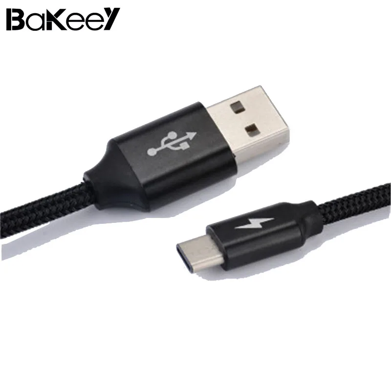 Bakeey Универсальный USB кабель для зарядки 3A Type C плетеный быстрой 28 см Oneplus 5t Xiaomi 6 Mi A1