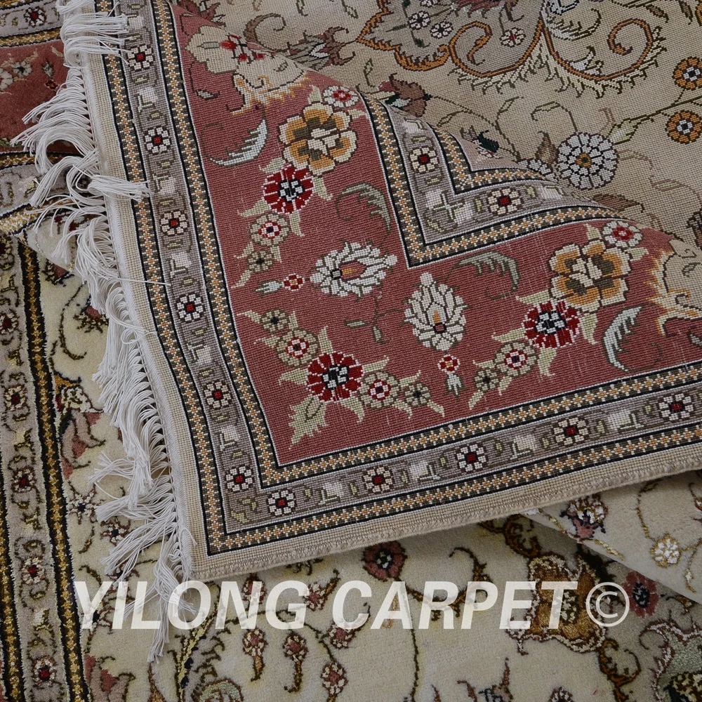 Yilong 6 'x 9' Восточный кашмирский шерстяной ковер изысканные китайские шерстяные