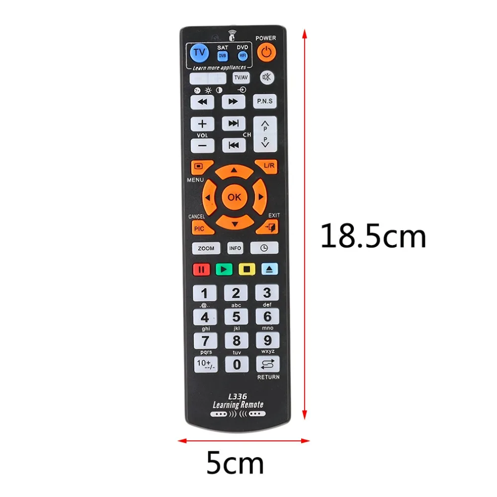 Умный пульт дистанционного управления с функцией обучения для TV CBL DVD SAT Chunghop L336