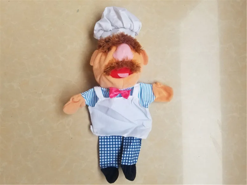 Swedish Chef Кукла Muppets, лягушка Кермит, медведь Фоззи, Шведский шеф-повар, плюшевые куклы, Интерактивная игрушка, детские игрушки - Цвет: Swedish Chef