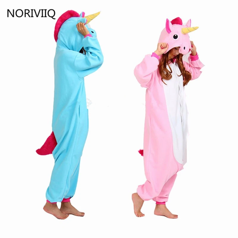 кигуруми аниме косплей Единорог Kigurumi Пижама Аниме Животных Косплей Костюм Fancy Dress