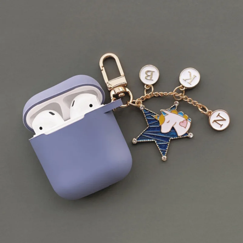 Чехол для Apple AirPods милый мультяшный силиконовый чехол Bluetooth наушников Airpods 2