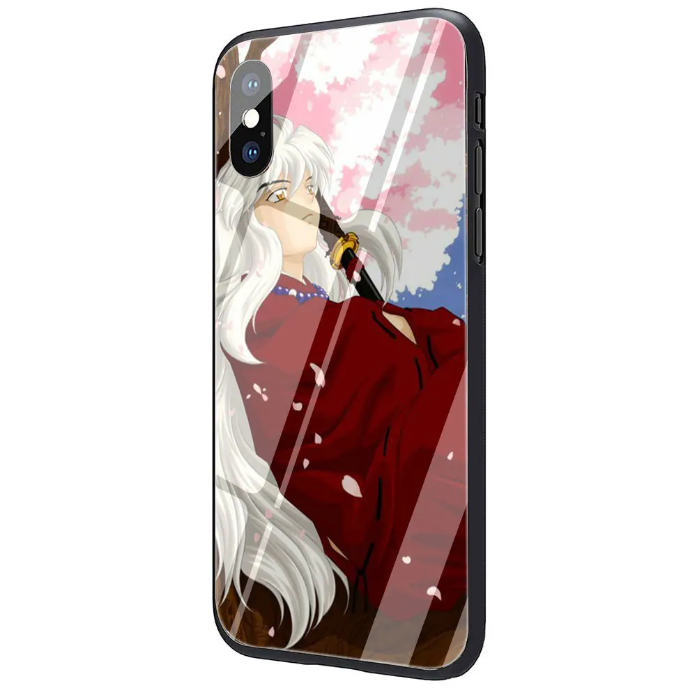 G6 Inuyasha Аниме закаленное стекло чехол для телефона iPhone 11 Pro 6 6S Plus 7 8 Plus X XS XR XS Max - Цвет: G6