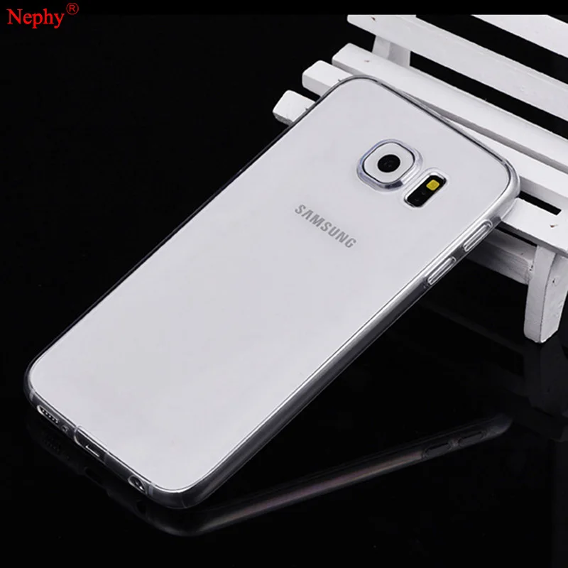 Мягкий прозрачный чехол Nephy для Samsung Galaxy S4 S5 Mini Neo S6 S7 Edge S8 Plus Note 3 4 5 Duos силиконовая