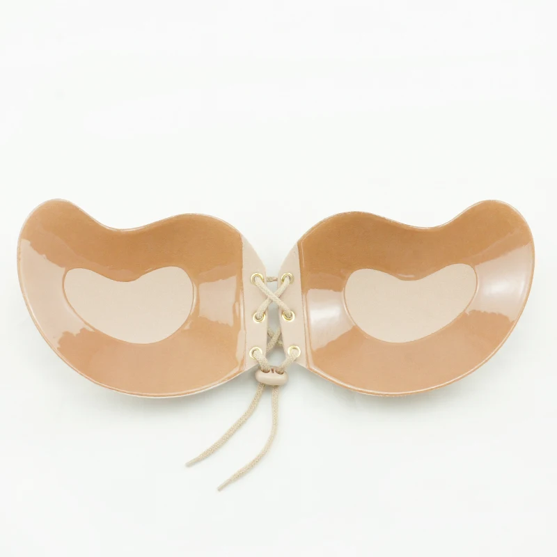 Women Breathable Self Adhesive Push Up Bra Silicone Invisible Bra Cup A-D