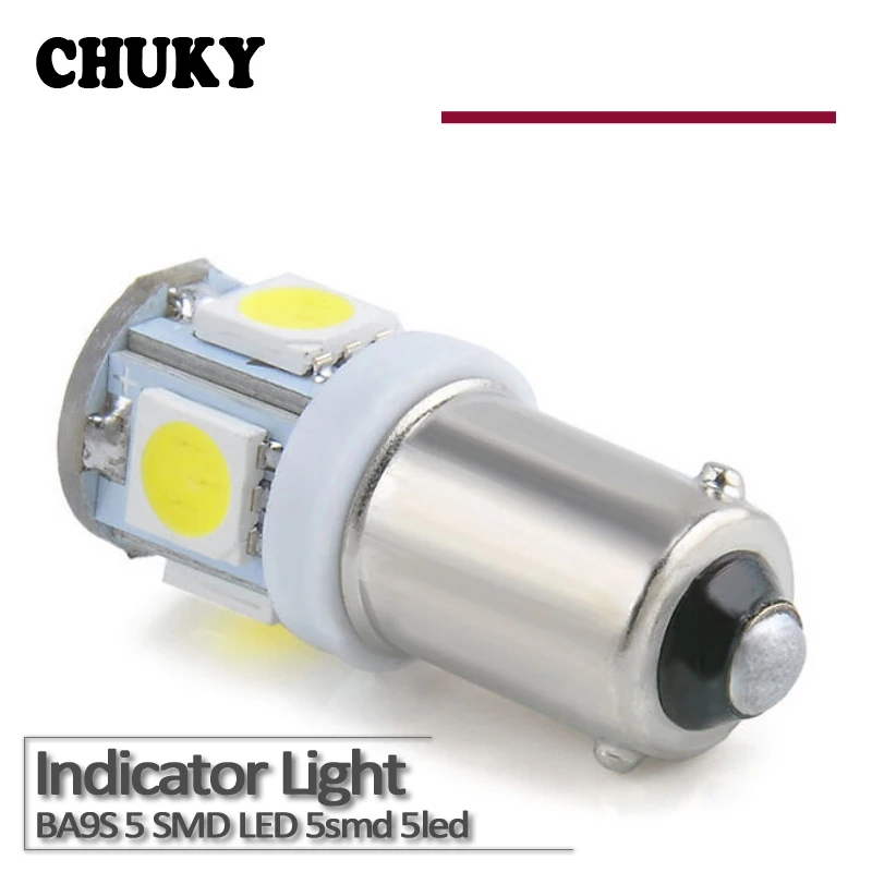 Автомобильный Стайлинг CHUKY светодиодный светильник BA9S 5050 5SMD для чтения салона