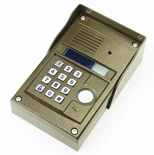 ZHUDELE New Arrival Home Security Intercom System 7&quotVideo Door Phone 700TVL HD Camera Night vision ID card &amp Password Unlock 1V3 |