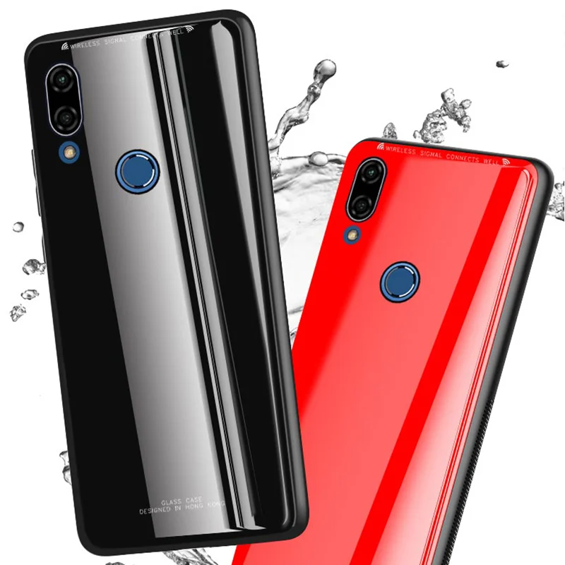 BFOLLOW Hard Case for Huawei Honor 10 V10 / 7A 7C Glass Back Cover Lite 9 Coque |