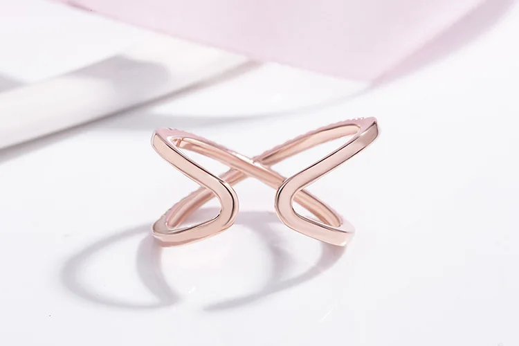 Bague Ringen, Новое поступление, 925 пробы, серебряные кольца с открытым цирконием, двухслойные кольца для девушек, женские кольца, Подарочные ювелирные изделия